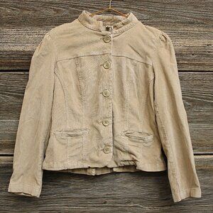 'St. John's Bay' NWT brown corduroy button down jacket